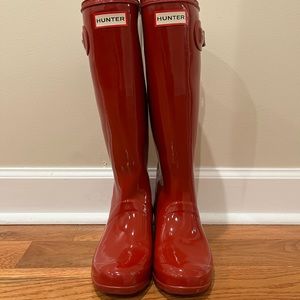 Hunter Size 36 Women’s Tour Packable Gloss Rainboots